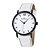 RELÓGIO ANALÓGICO SOCIAL PRETO COM BRANCO E PULSEIRA DE COURO SINTÉTICO ROMMANEL 650074 - Imagem 1