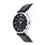 RELÓGIO ANALÓGICO SOCIAL PRATA COM PULSEIRA DE COURO SINTÉTICO PRETO ROMMANEL 650073 - Imagem 2