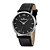 RELÓGIO ANALÓGICO SOCIAL GRAFITE COM PULSEIRA DE COURO SINTÉTICO PRETO ROMMANEL 650072 - Imagem 1