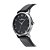 RELÓGIO ANALÓGICO SOCIAL GRAFITE COM PULSEIRA DE COURO SINTÉTICO PRETO ROMMANEL 650072 - Imagem 2