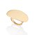 MAXI ANEL OVAL ARO DUPLO FOLHEADO A OURO ROMMANEL 513496 - Imagem 2