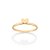 ANEL SKINNY FOLHEADO A OURO COM CORAÇÃO ROMMANEL 513622 - Imagem 1