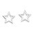 BRINCO PRATA 925 ESTRELA VAZADA. MED 1,90CM ROMMANEL 820322 - Imagem 2
