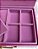 MALETA M PORTA JOIAS. MED 27CM X 18CM X 6CM COR LILÁS ROMMANEL 981942 - Imagem 8