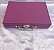 MALETA M PORTA JOIAS. MED 27CM X 18CM X 6CM COR LILÁS ROMMANEL 981942 - Imagem 3