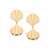 BRINCO PÊNDULO FOLHEADO A OURO CONCHAS. MED 4,6CM ROMMANEL 527608 - Imagem 1