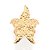 MAXI ANEL FOLHEADO A OURO ESTRELA DO MAR ROMMANEL 513655 - Imagem 2