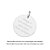 PINGENTE MEDALHA REDONDA PRATA 925 PERSONALIZÁVEL. MED 3,3CM ROMMANEL 840322 - Imagem 2