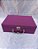 MALETA G PORTA JOIAS ROMMANEL COR LILÁS. MED 30X20X10CM - Imagem 10