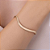 BRACELETE ONDULADO FOLHEADO A OURO. MED 6,5CM ROMMANEL 552236 - Imagem 3