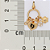 PINGENTE FOLHEADO A OURO PÊNDULOS COM PINGENTES. MED 3,1CM ROMMANEL 542986 - Imagem 3