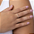 ANEL SKINNY FOLHEADO A OURO ARO QUADRADO ROMMANEL 513617 - Imagem 4