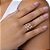 ANEL FLORES FOLHEADO A OURO COM ZIRCÔNIAS ROMMANEL 513625 - Imagem 4