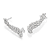 EAR CUFF PRATA 925 ASAS COM ZIRCÔNIAS. MED 3,7CM ROMMANEL 820317 - Imagem 2