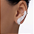 EAR CUFF PRATA 925 ASAS COM ZIRCÔNIAS. MED 3,7CM ROMMANEL 820317 - Imagem 4