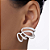 EAR CUFF PRATA 925 ABSTRATO. MED 2,9CM ROMMANEL 820318 - Imagem 4