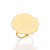 ANEL SKINNY FLOR DE LÓTUS FLHEADO A OURO ROMMANEL 513635 - Imagem 2