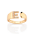 ANEL AJUSTÁVEL FOLHEADO A OURO LETRAS COM ZIRCÔNIAS ROMMANEL 513643 - Imagem 5