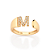 ANEL AJUSTÁVEL FOLHEADO A OURO LETRAS COM ZIRCÔNIAS ROMMANEL 513643 - Imagem 13