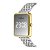RELÓGIO DIGITAL LED PRATA COM DOURADO ROMMANEL 650202 - Imagem 2