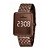 RELÓGIO DIGITAL LED MARROM ROMMANEL 650203 - Imagem 1