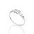 ANEL SKINNY PRATA 925 COM BORBOLETAS ROMMANEL 810389 - Imagem 2