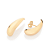 BRINCO GOTA ABAULADA FOLHEADO A OURO. MED 2,30CM ROMMANEL 527631 - Imagem 1