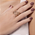 MAXI ANEL ARO DUPLO TORCIDO FOLHEADO A OURO ROMMANEL 513658 - Imagem 4