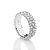 ANEL APARADOR PRATA 925 COM ZIRCÔNIAS ROMMANEL 810411 - Imagem 2