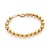 PULSEIRA FOLHEADO A OURO COM BOLAS. MED 19CM ROMMANEL 552244 - Imagem 1