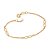 PULSEIRA FOLHEADO A OURO ELO GROUMET COM INFINITOS VAZADOS. MED 17CM ROMMANEL 552245 - Imagem 1