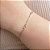 PULSEIRA FOLHEADO A OURO ELO GROUMET COM INFINITOS VAZADOS. MED 17CM ROMMANEL 552245 - Imagem 3
