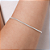 PULSEIRA PARA BERLOQUES FIO RABO DE RATO PRATA 925. MED 17CM ROMMANEL 850098 - Imagem 3