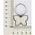 CHAVEIRO BORBOLETA PERSONALIZÁVEL EM AÇO. MED 5,5CM ROMMANEL 260005 - Imagem 3