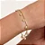 PULSEIRA CONCHAS FOLHEADO A OURO COM PÉROLAS. MED 18CM ROMMANEL 552243 - Imagem 3
