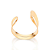 CONJUNTO ABSTRATO ARGOLA + BRACELETE FOLHEADO A OURO + EMBALAGEM ROMMANEL - Imagem 4
