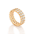 CONJUNTO ZIRCÔNIAS ARGOLA + ANEL FOLHEADO A OURO + EMBALAGEM ROMMANEL - Imagem 4