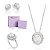 CONJUNTO OVAL GARGANTILHA + ANEL + BRINCO PRATA 925 + EMBALAGEM ROMMANEL - Imagem 1