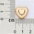 BRINCO FOLHEADO A OURO CORAÇÃO COM DETALHES. MED 1,8CM ROMMANEL 527549 - Imagem 3
