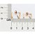 KIT BRINCOS TRIANGULAR FOLHEADO A OURO ROMMANEL 527649 - Imagem 3