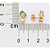 BRINCO DUPLO FOLHEADO A OURO COM ZIRCÔNIA BRANCO COM VERDE. MED 1,30CM ROMMANEL 527630 - Imagem 3