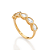 CONJUNTO GOTA BRINCOS + PINGENTE + ANEL FOLHEADO A OURO + EMBALAGEM EXCLUSIVA ROMMANEL - Imagem 4