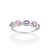 ANEL SKINNY PRATA 925 COM ZIRCÔNIAS COLORIDAS ROMMANEL 810420 - Imagem 2