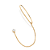 BRINCO EAR WRAP FOLHEADO A OURO COM ZIRCÔNIAS. MED 13,70CM ROMMANEL 527653 - Imagem 1