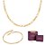 CONJUNTO MASCULINO PULSEIRA + CORDÃO FOLHEADO A OURO + EMBALAGEM EXCLUSIVA ROMMANEL - Imagem 1