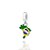 BERLOQUE PRATA 925 MAPA DO BRASIL COM APLICAÇÃO DE RESINA. MED 2,2CM ROMMANEL 840334 - Imagem 1