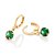 ARGOLA FOLHEADO A OURO COM ZIRCÔNIAS VERDE. MED 2,1CM ROMMANEL 527661 - Imagem 2
