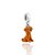 BERLOQUE PRATA 925 CACHORRO CARAMELO COM APLICAÇÃO DE RESINA. MED 2,2CM ROMMANEL 840336 - Imagem 1