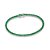 PULSEIRA RIVIERA PRATA 925 COM ZIRCÔNIAS VERDE. MED 18CM ROMMANEL 850133 - Imagem 1