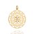 CONJUNTO MANDALA PINGENTE + BRINCOS FOLHEADO A OURO + EMBALAGEM EXCLUSIVA ROMMANEL - Imagem 2